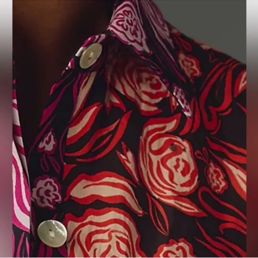 ⭐️NWT Farm Rio roses dress multicolor⭐️ - Picture 4 of 7
